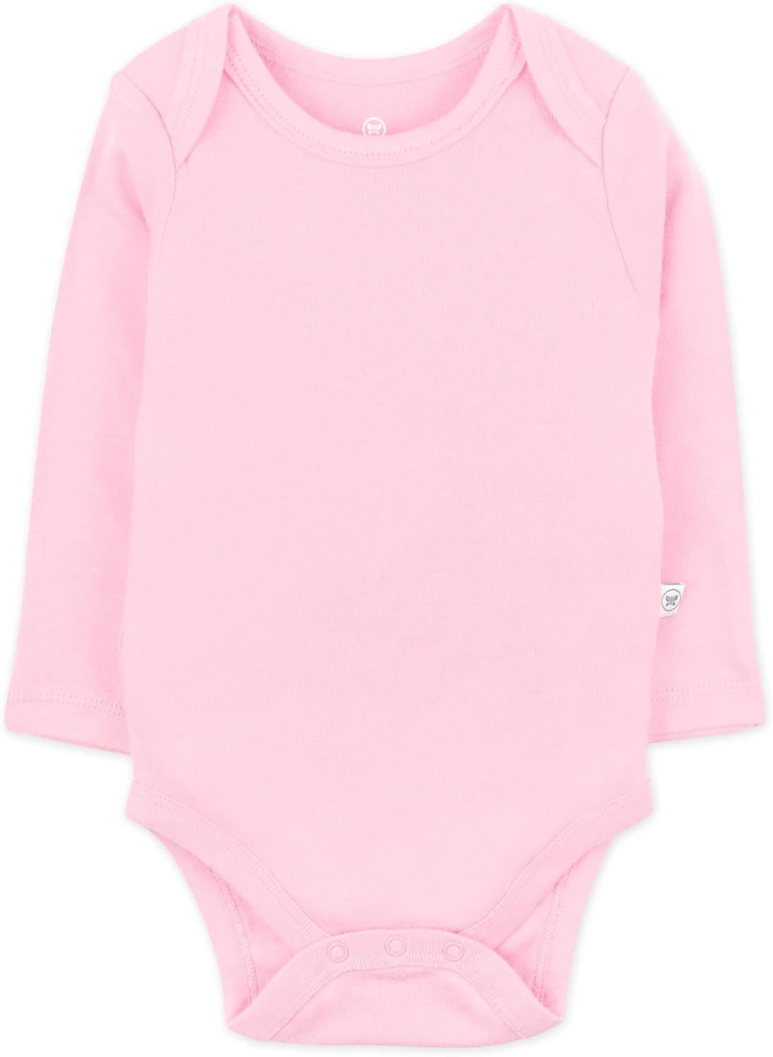 HonestBaby baby-girls 5-pack Long Sleeve Bodysuits One Piece 100% Organic Cotton for Infant Baby Girls - Image 4