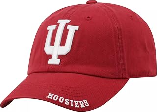 Officially Licensed University Indiana Classic Edition Hat Adjustable Relaxed Fit Embroidered Team Logo Cap