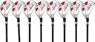 Senior Men?s Golf All Hybrid Complete Full Set, which Includes: #4, 5, 6, 7, 8, 9, PW +SW Senior Flex Right Handed New Utility ?A? Flex Club