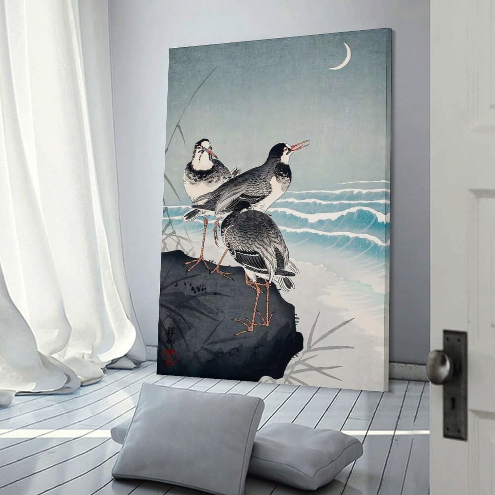 Junmoney Snipes at The Shore 1926 Canvas Art Print 16x24inch(40x60cm), for New Homes, Bedrooms Or Workspaces, Gift Idea for Housewarming And Birthdays