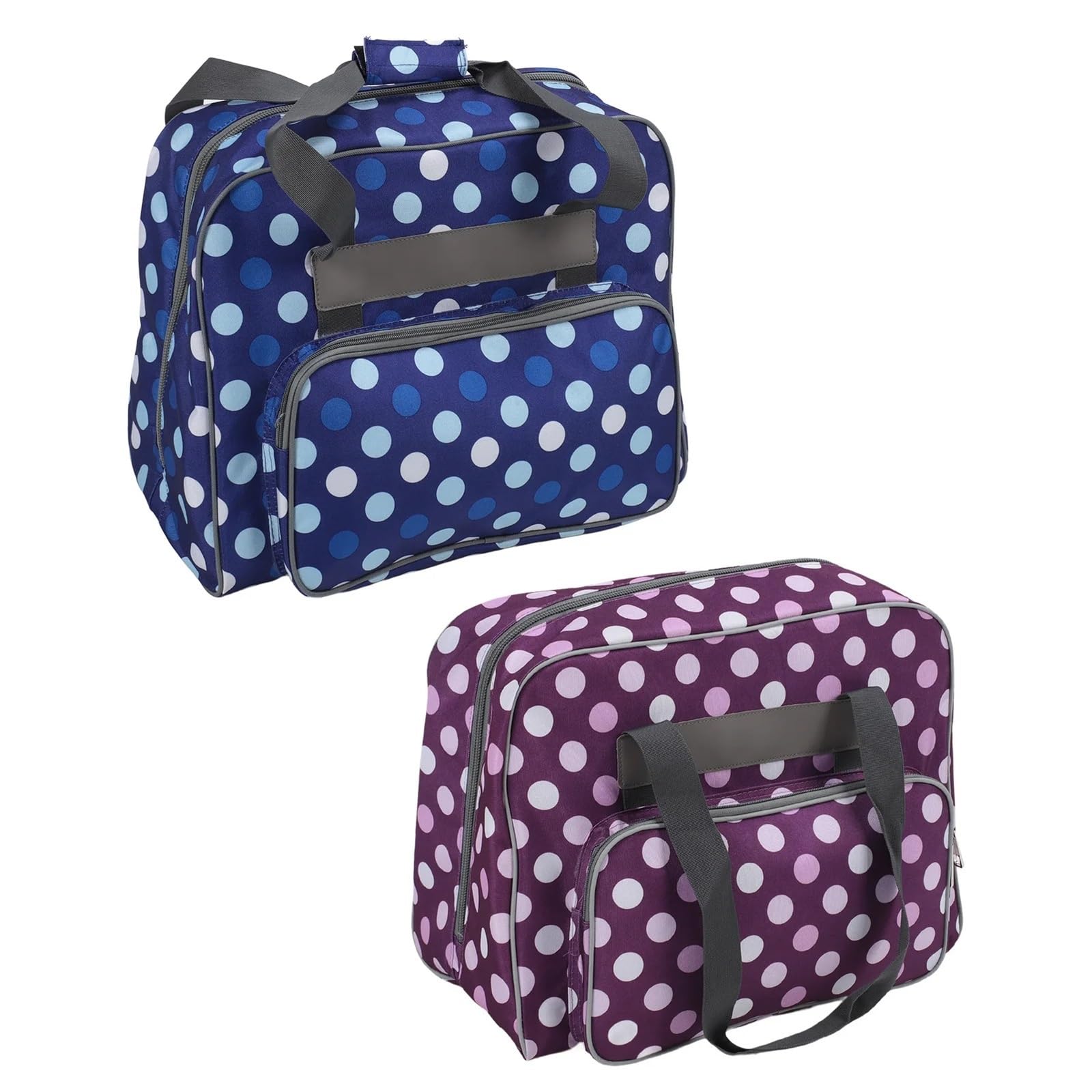 Borsa Per Macchina Da Cucire Custodia for macchina da cucire Costruzione robusta for di grande capacità con tasche multiple for i viaggi(Purple)