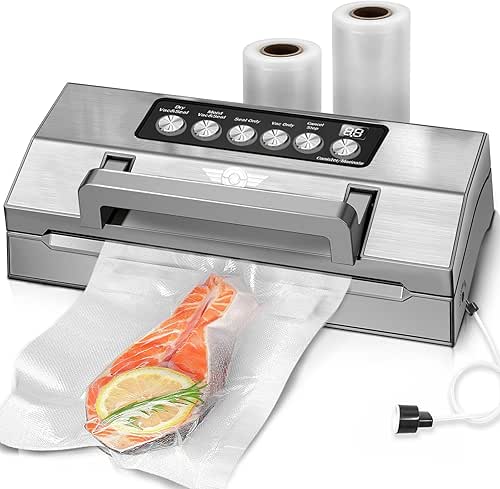 Precision Food Vacuum Sealer Machine, POWOT Fully Automatic Vacuum Sealing