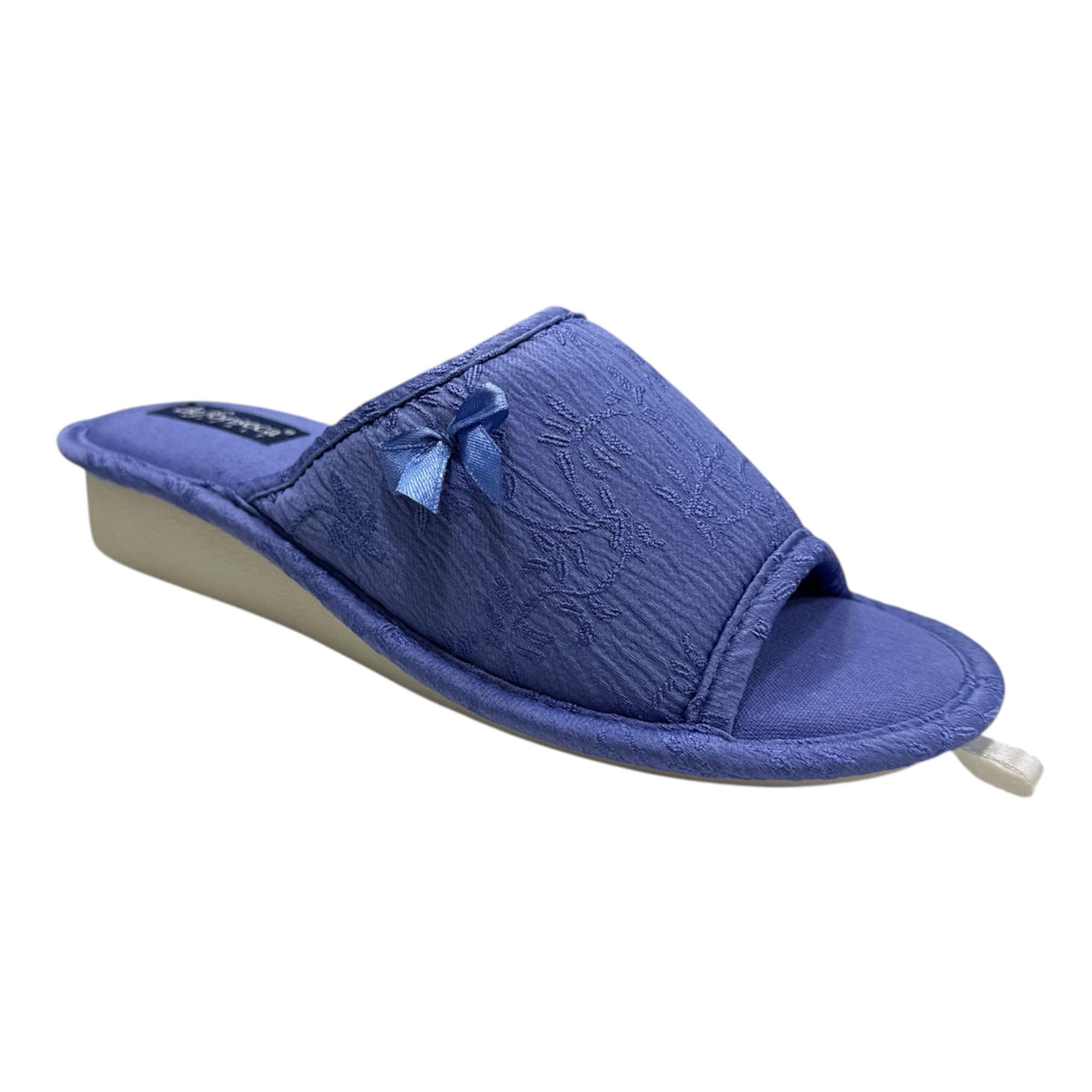 DeFonseca Pantofole Donna Mod De Terni WC36, Ciabatte Punta Aperta in Cotone Memory