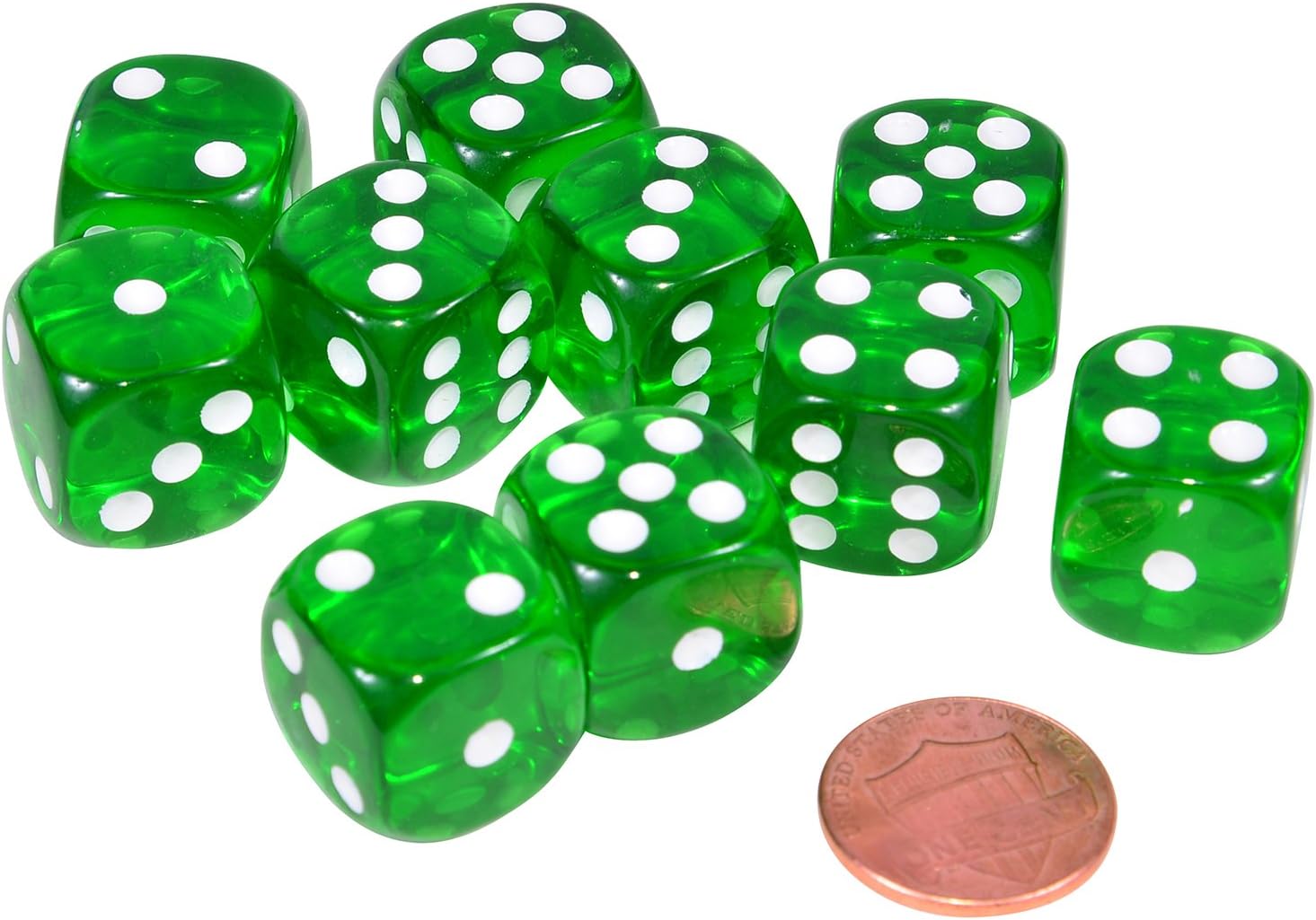 Amazon Set Of 50 Six Sided D6 16mm Standard Rounded Translucent Dice Die Multi Color ダイス サイコロ おもちゃ