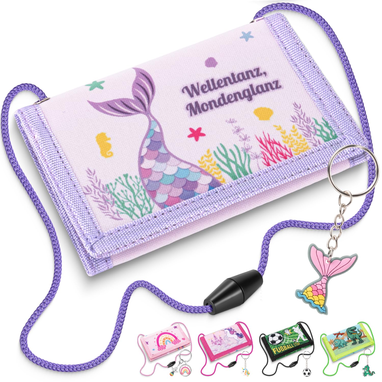 Orifinter Schultüte Füllung, Portmonee Kinder, Brustbeutel Mädchen, Einschulung Geschenk, Schulkind 2026 Mädchen, Schulanfang Zuckertüte