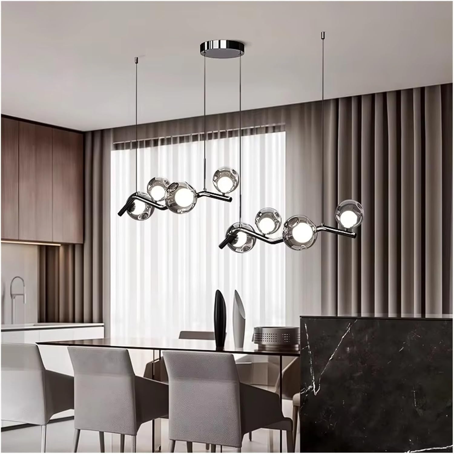 Home Decor Ring Led Lights Pendant Light Lamps for Living Room Chandeliers Dining Hanging Indoor Lighting