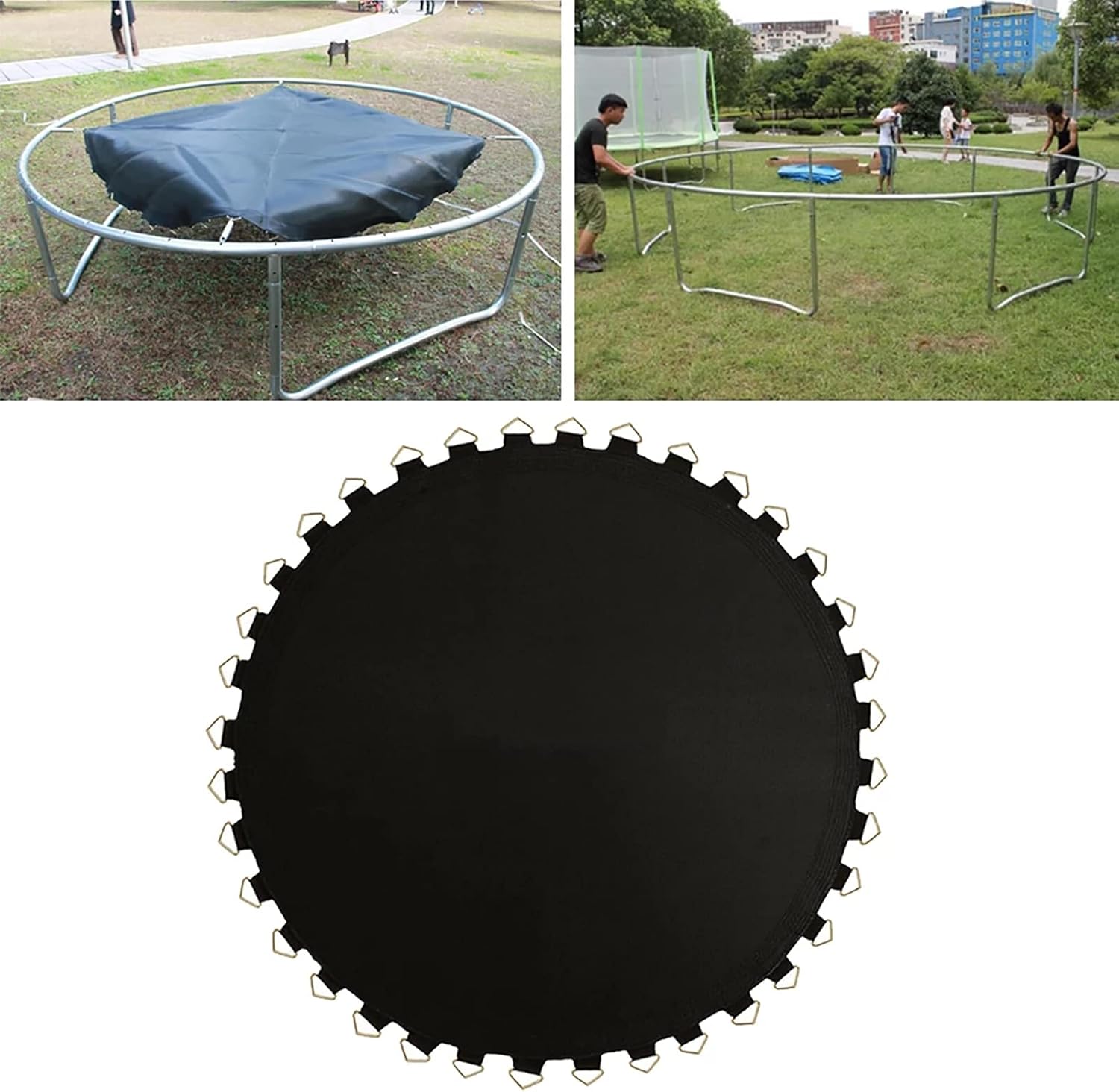 Replacement Trampoline Pad Round Trampoline Replacement Jumping Mat Outdoor Trampoline Jumping Mat High Elastic Trampoline Mattress