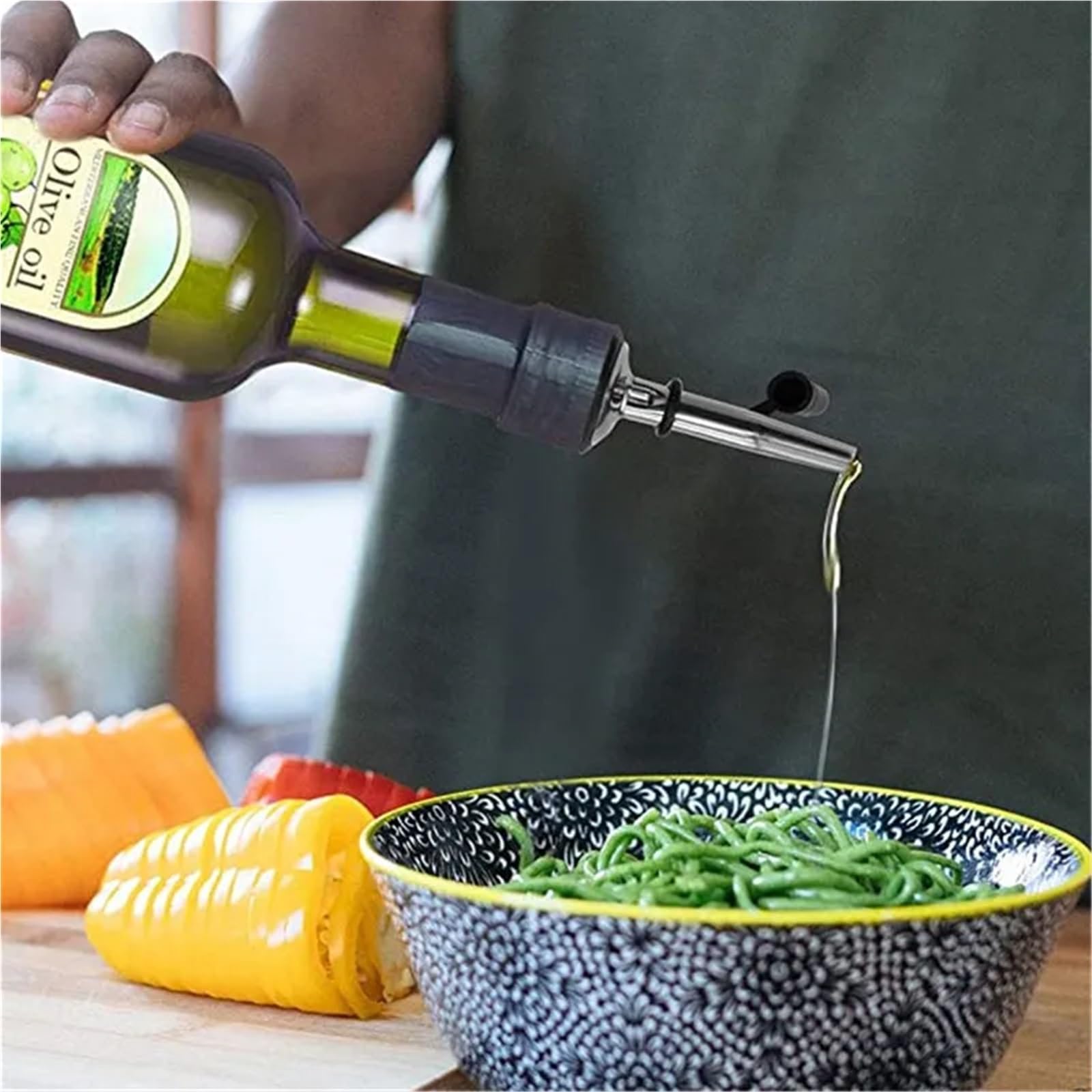 Bouchons à vin 30 pièces becs verseurs rapides en acier inoxydable avec bouchon caoutchouc d'alcool conique lavable au lave-vaisselle hygiénique for le Champagne frais