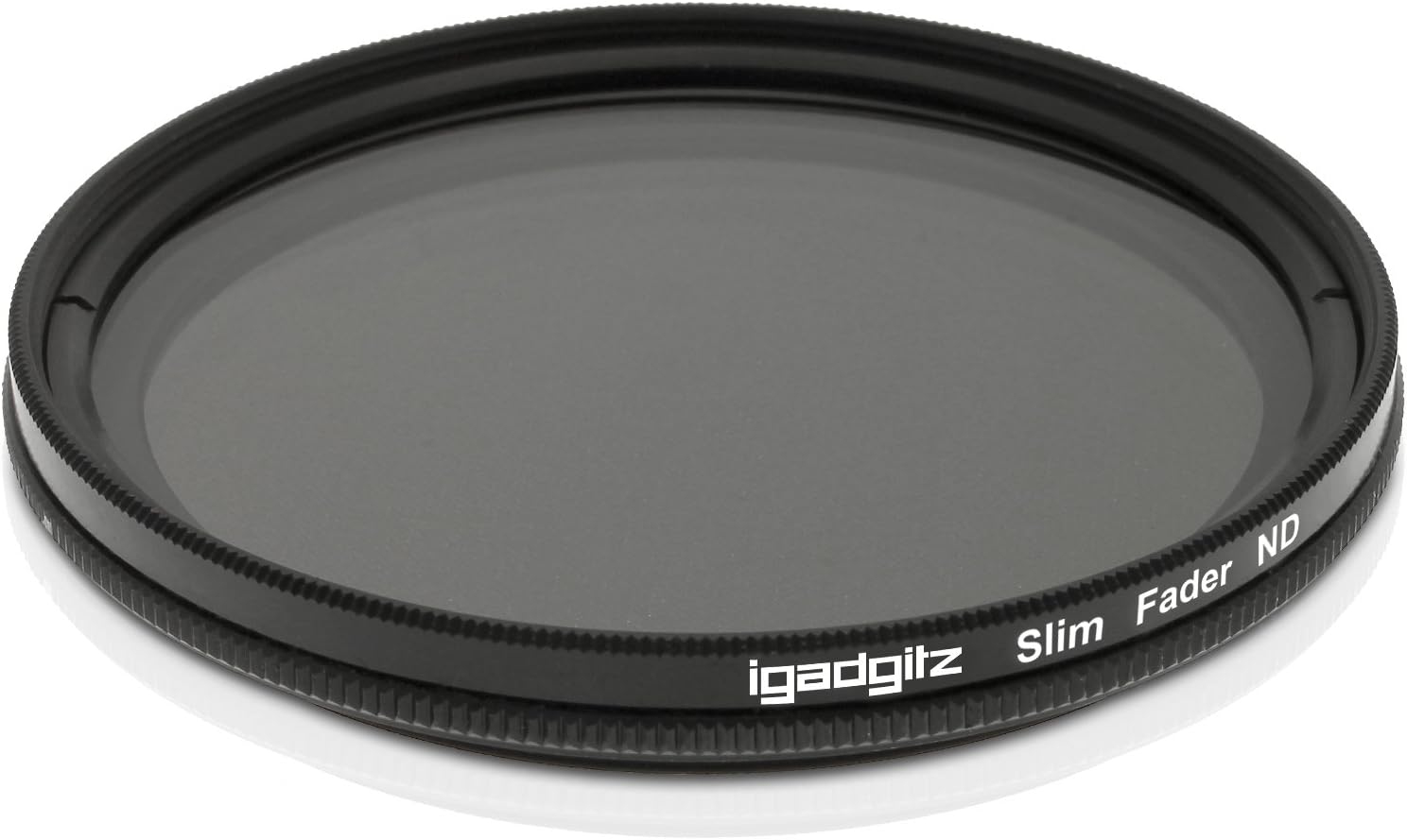 iGadgitz Xtra 77mm Glass Multi-Coated Adjustable Neutral Density ND Lens Fader Filter ND2 to ND400 for SLR & DSLR Cameras