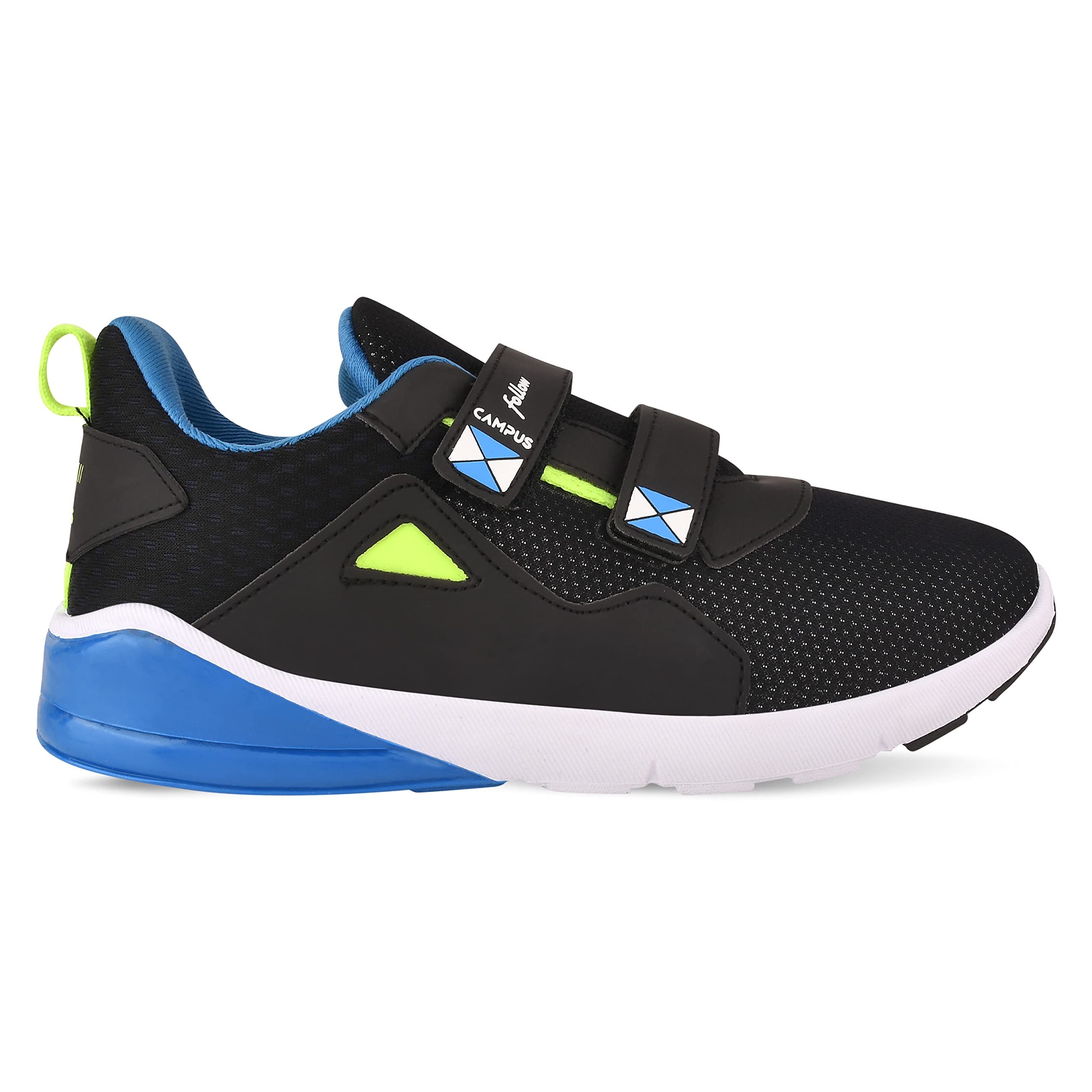 Campus Kids NT-556V BLK/Sky Running Shoes - 9UK/India NT-556V (B09QXN3ZB8) Amazon Price History, Amazon Price Tracker