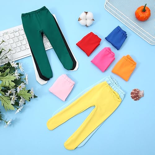 Miniatura 3 de Juego de 10 pantalones de muñeca de 18 pulgadas, leggings para muñecas, diseñado para muñecas de 18 pulgadas, la mayoría de muñecas de 18 pulgadas