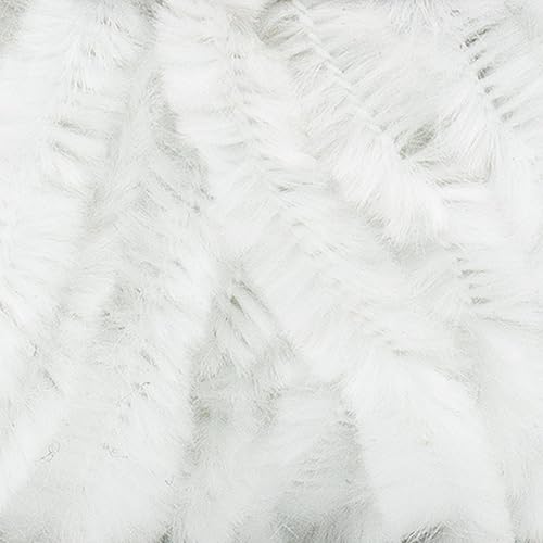 Miniatura 2 de Lion Brand Yarn Chenilla brillante DIY, hilo voluminoso, perla, paquete de 3