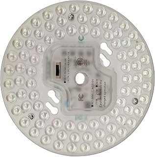 36W Dimmable LED Ceiling Fan Retrofit Kit - 5 Color Temps 3000K-6000K, ETL Listed, Magnetic Easy Install