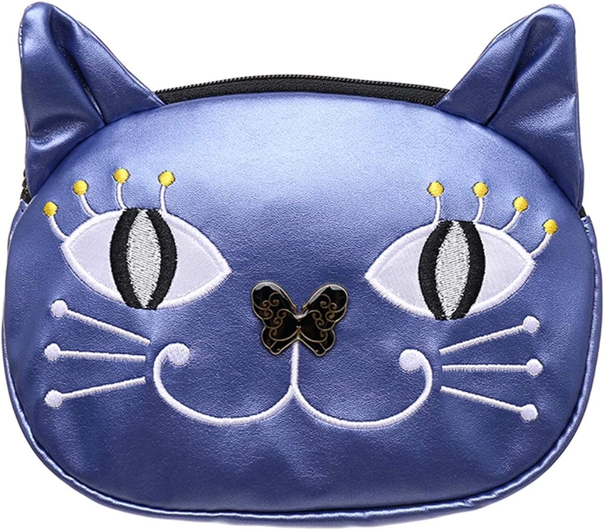 Amazon ANNA SUI アナスイ 猫 ネコ ポーチ 収納 小物入れ 大きめ