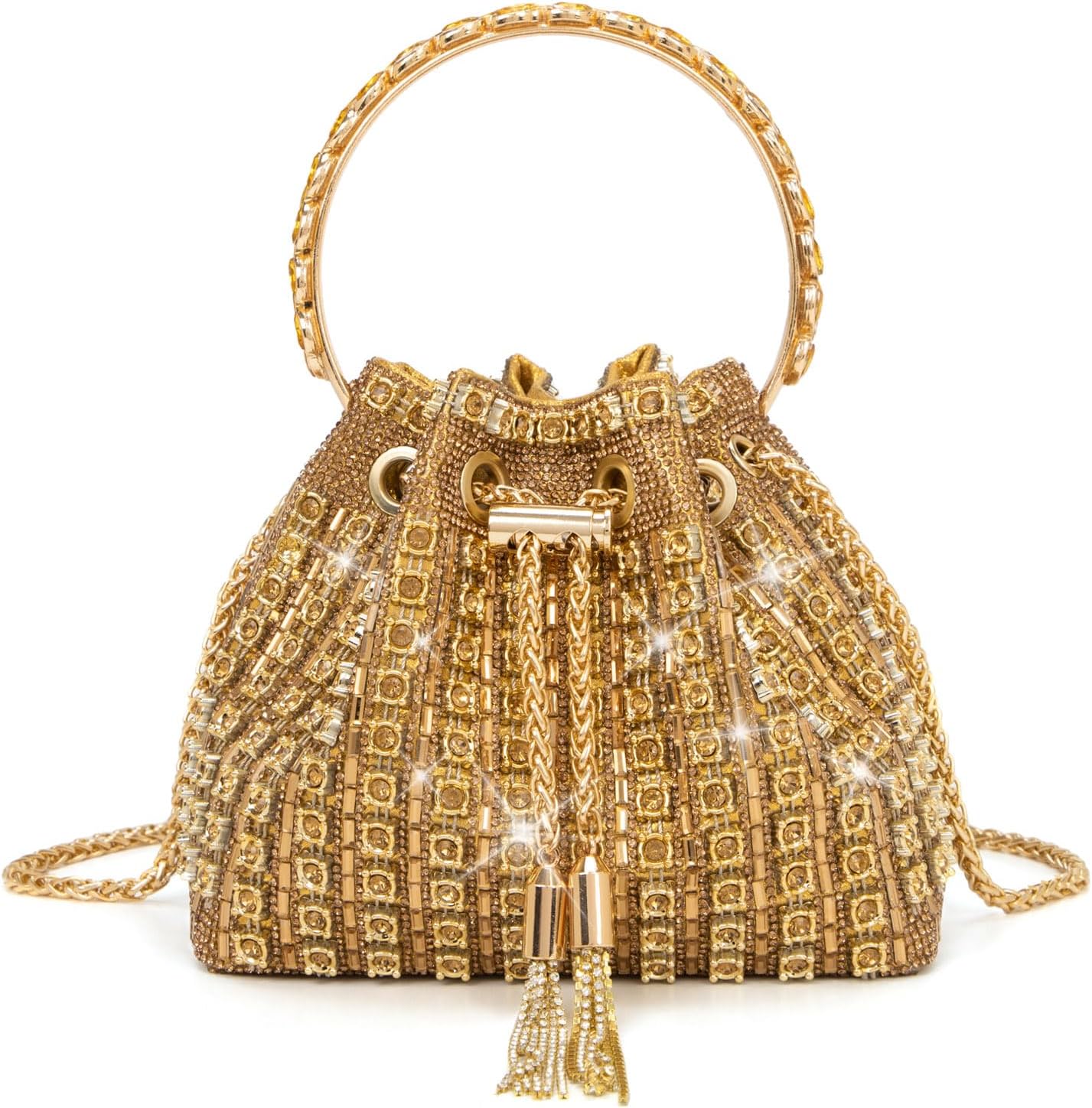 Sparkly Diamond Evening Bag Clutch Purses for Women Rhinestone Purse Glitter Handbag for Party Prom Cocktail Wedding