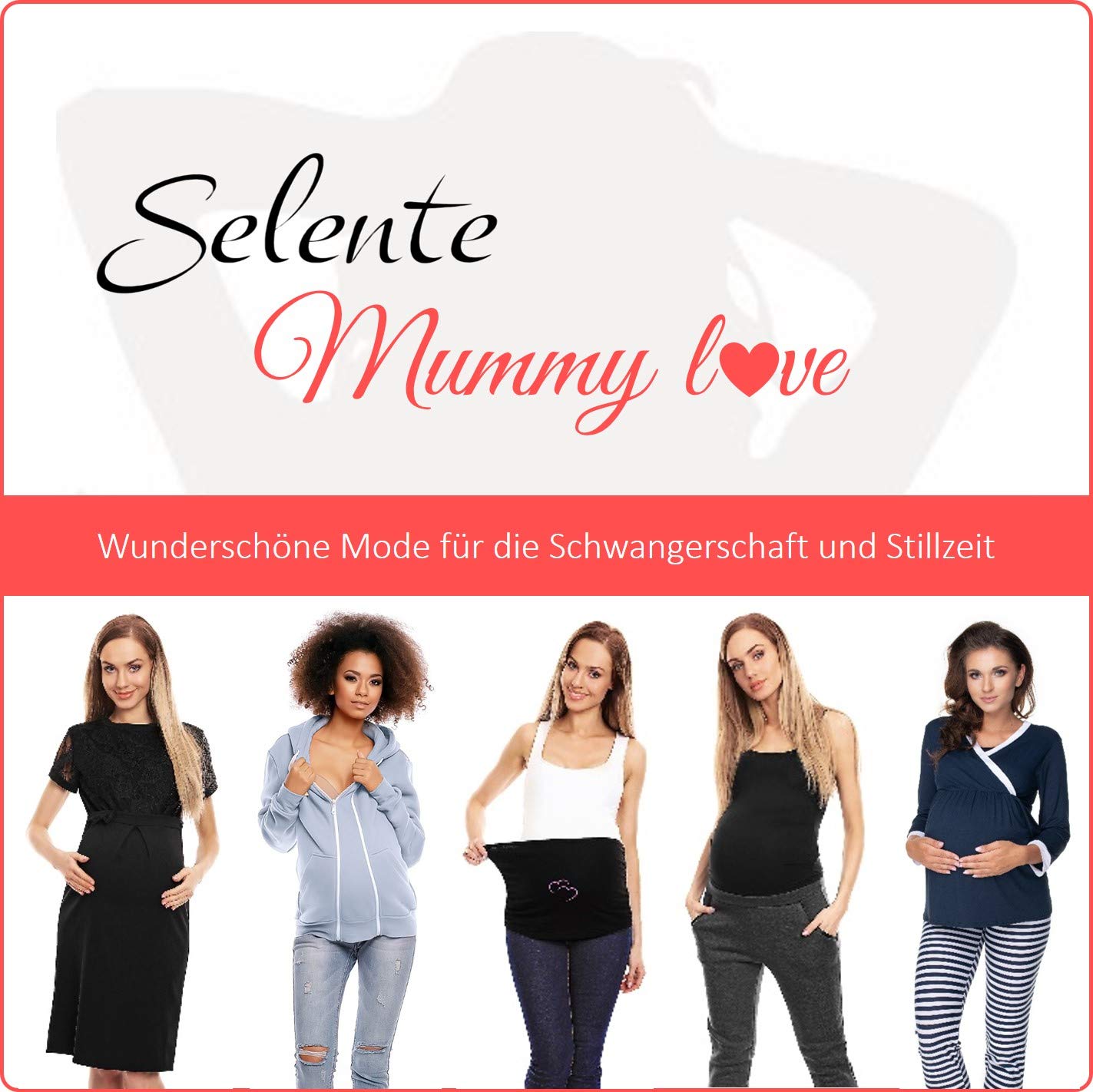 Selente Mummy Love ciążowy kostium kąpielowy/kostium kąpielowy dla kobiet w ciąży / tankini Made in EU