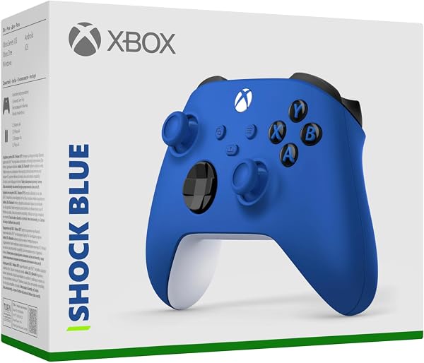 Xbox Manette sans Fil - Shock Blue Series X, Series S, One, Windows 10 & 11, Android et iOS - 5
