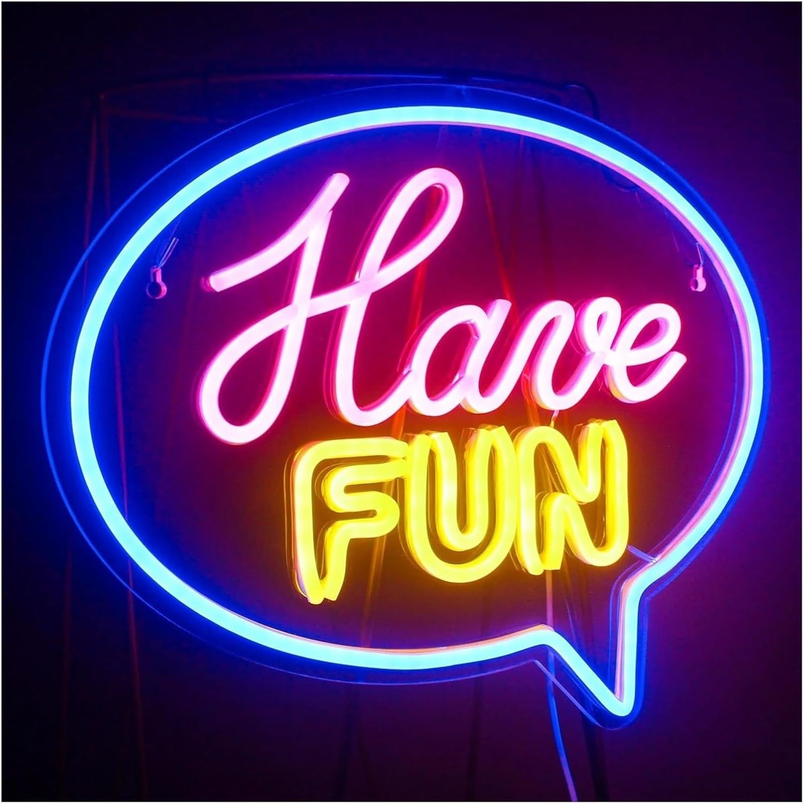 Wexxaii neon Light Sign Colorful Letters Interior Lighting Have Fun with Neon Lights for Parties, Cafes