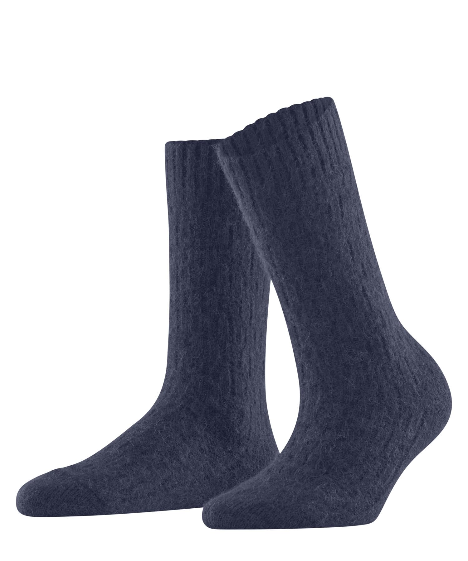 FALKE Women's Brick Wall W So Alpaca Wool Plain 1 Pair Socks, Blue Juniper 6527, 5.5-8