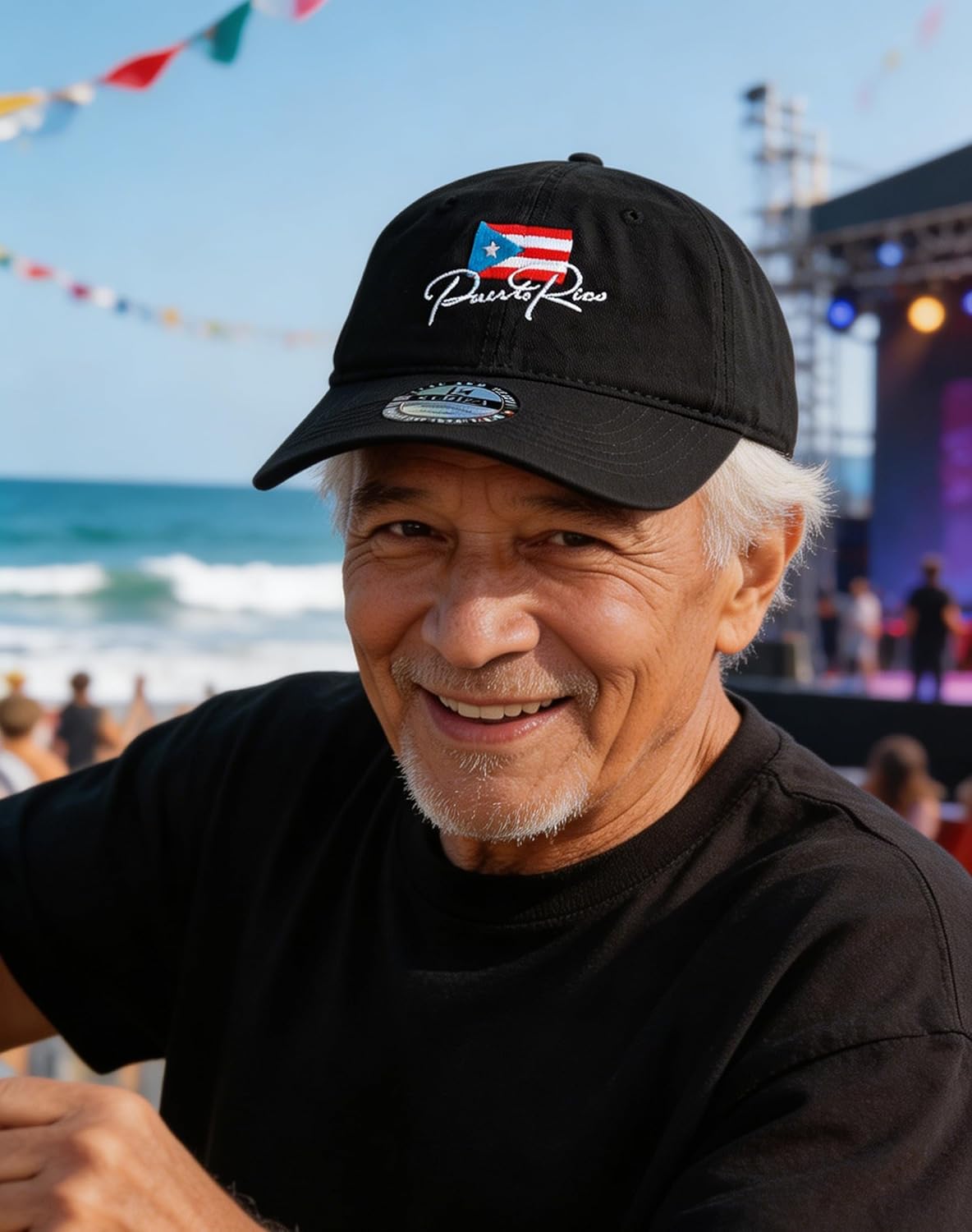 Puerto Rico Hats for Men and Women,Embroidered Dad Hat Adjustable Baseball Cap