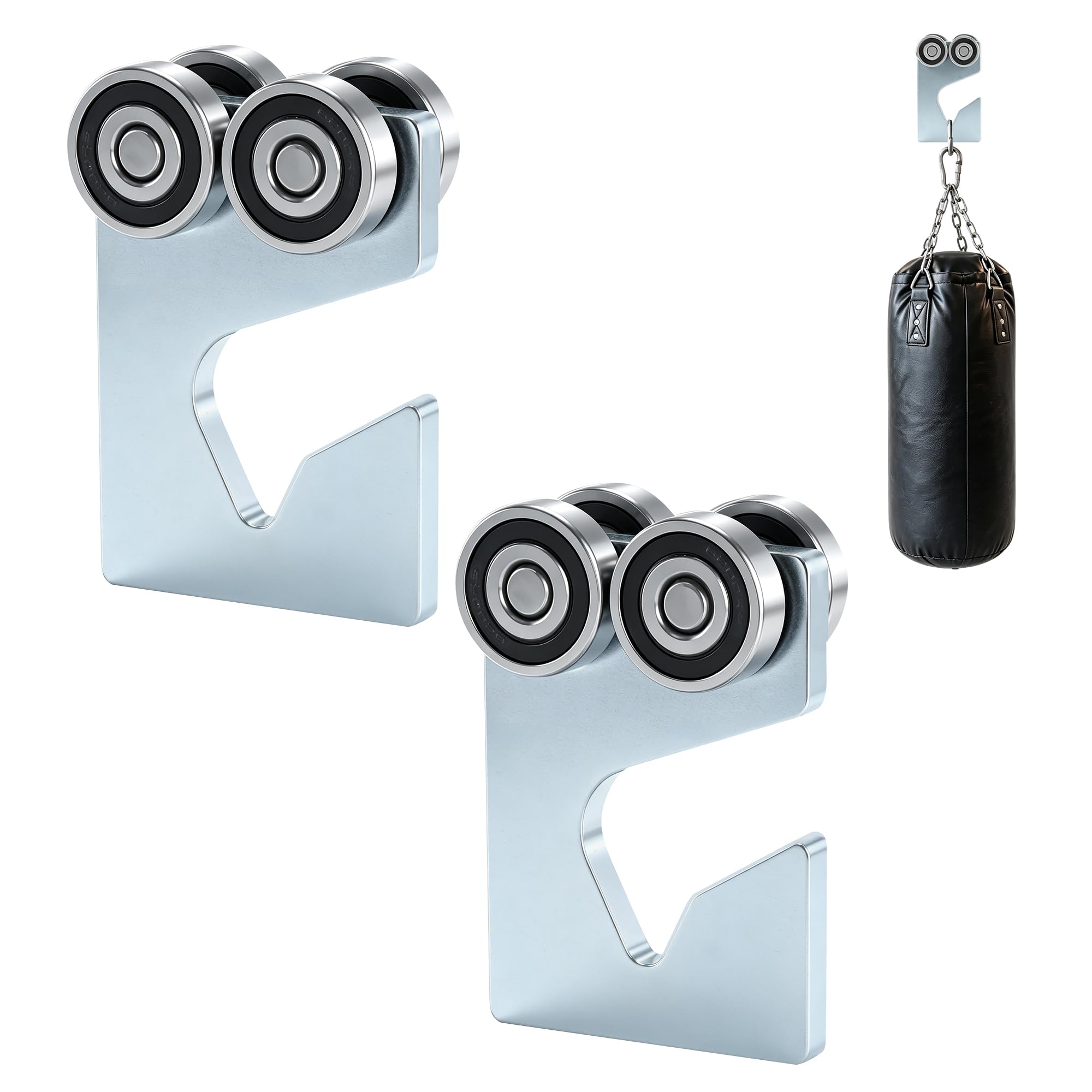 4-Wheel Trolley Assembly Rollers.Strut Channel Rollers Trolley.for use with 1-5/8" Wide and All 1-5/8" or Taller Strut Channel. — Amazon image 13