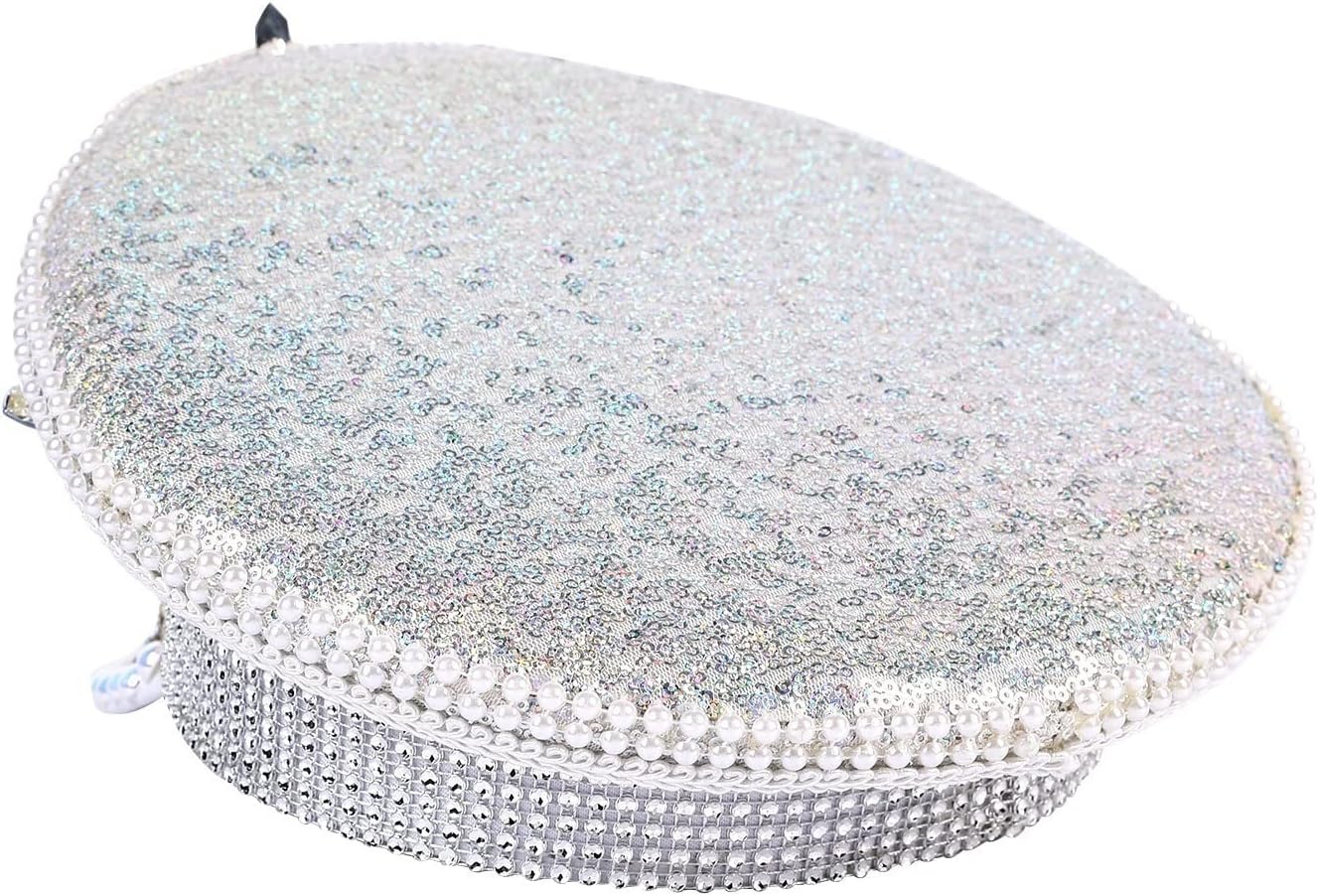 Handmade Novelty Bright Glitter Bride Hat Diamond Sequin Bride Captain Hat for Bachelorette Hen Party (Color : B1, Size : Medium)