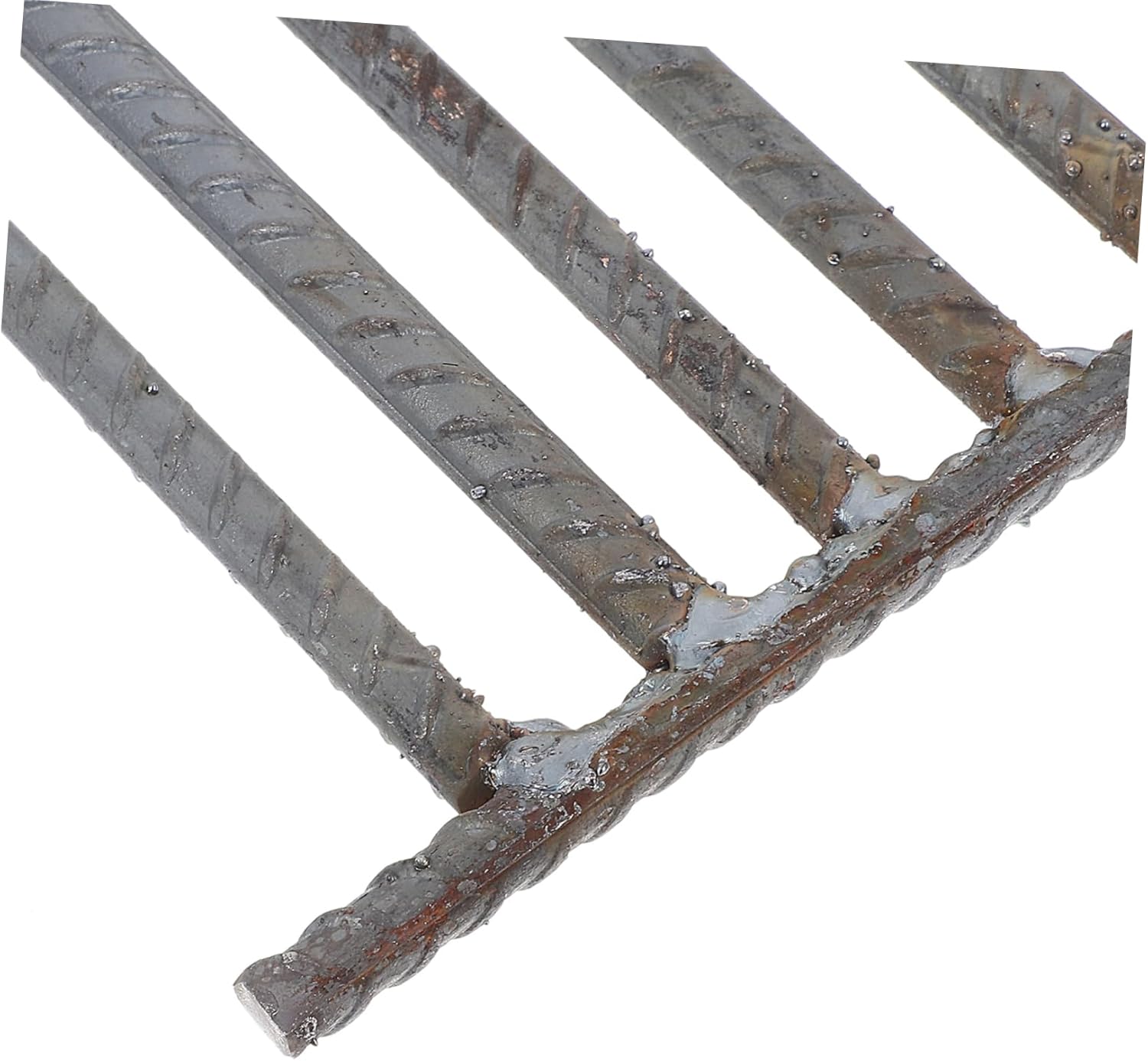 Totority Heavy Duty Fire Pit Grate for Outdoor Cooking Iron Grill Grate Consistent Heat Distribution BBQ Accessory for Camping and Fire Pits