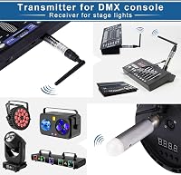 GdjRttk Wireless DMX512 Vezérlő Adó-Vevő LED Lámpa Mozgófej Diszkó Fényszóró 3