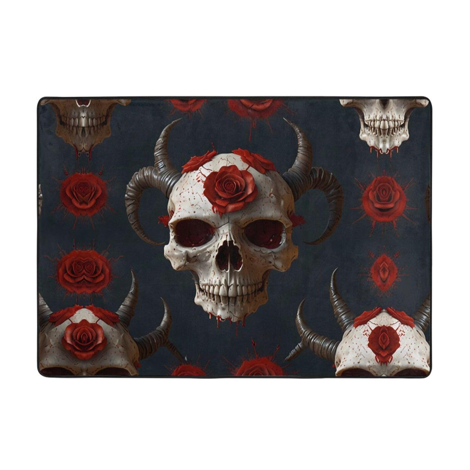 Tapis mouton araignée 203x147 cm antidérapant pour bureau