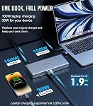 WAVLINK Pro DisplayLink Docking Station, Quad 4K HDMI Dock for Mac(M1-M5/Neo) & Windows Laptops, Up to 4 External Monitors, Powered by DL7400, PD 100W, 2.5Gb Ethernet, 10Gbps USB – Driver Required