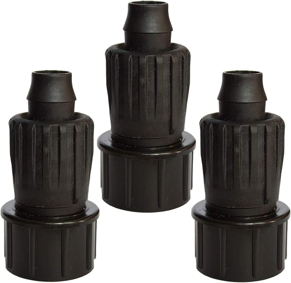 1/2 Inch Drip Irrigation Tubing to Faucet/Garden Hose Adapter: Power-Loc Reusable Fitting for Most Rain Bird, Orbit, Dig