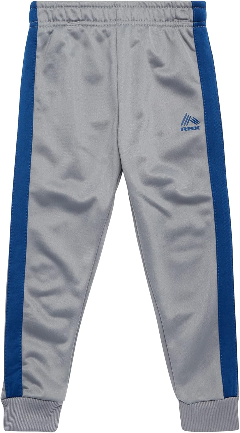 RBX Baby Boys' Jogger Set - 3-Piece T-Shirt, Sweatshirt, and Joggers Playwear Set, Size