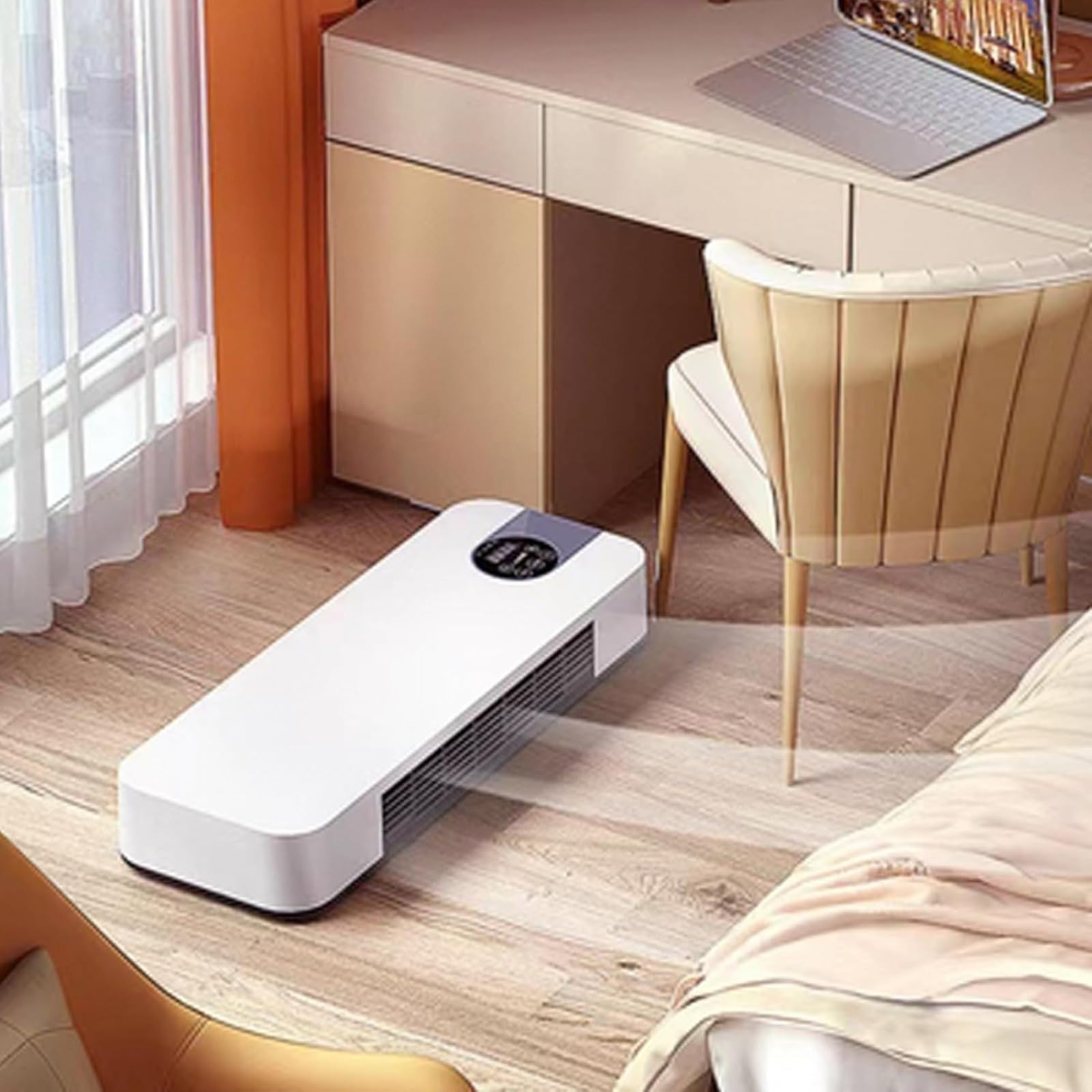 Condizionatore A Parete Senza Unità Esterna 2025 Versione Migliorata, Condizionatore Portatile Max 2 in 1 Ultra Potente con Telecomando, Ultra Silenzioso, Veloce Raffreddamento Riscaldamento