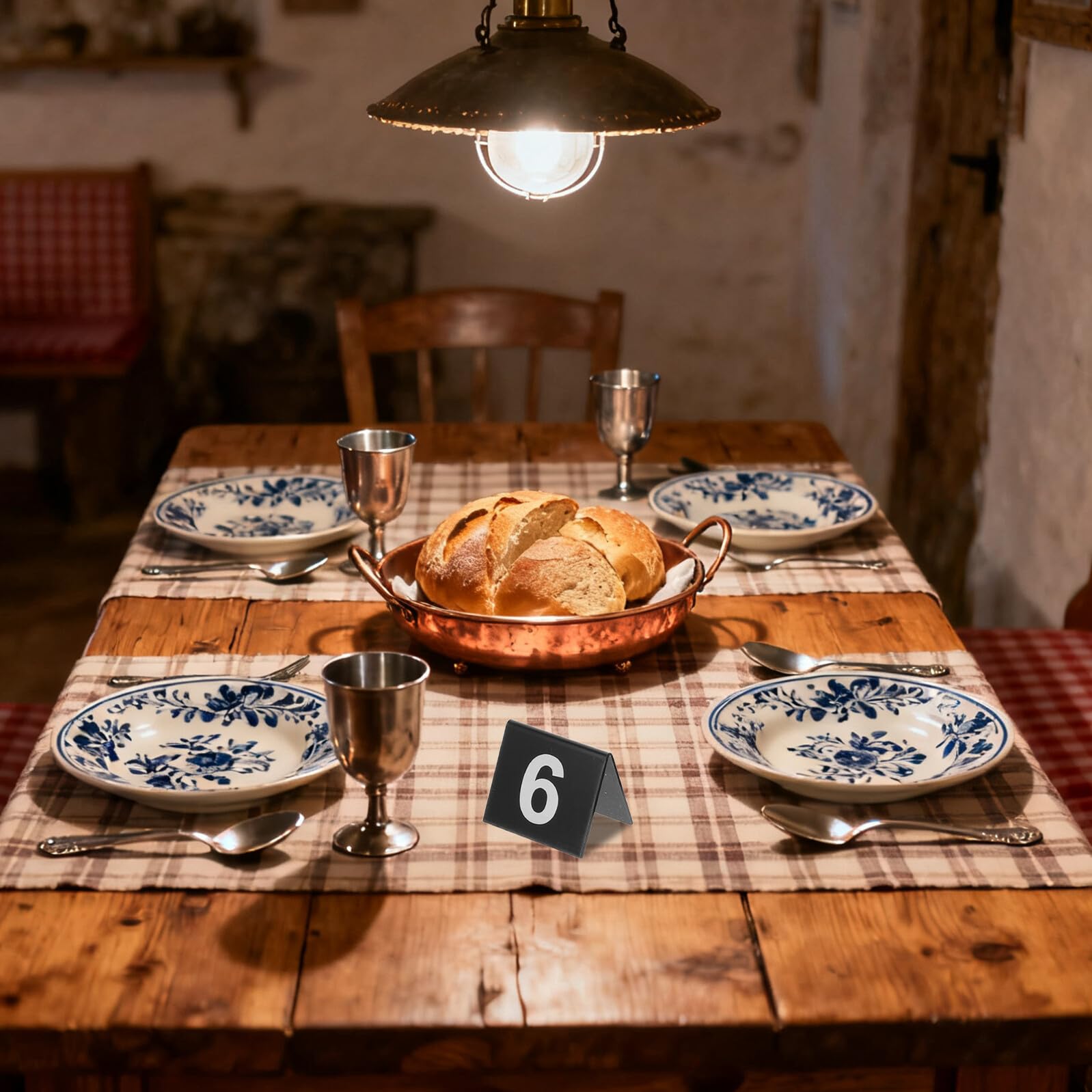 BESTYASH 100 Piezas Unidades Carteles Acrílicos para Mesas Números Doble Cara Soporte Forma de V Estable para Señalización Restaurantes Bodas Banquetes y Cafés Resistentes y Fáciles de
