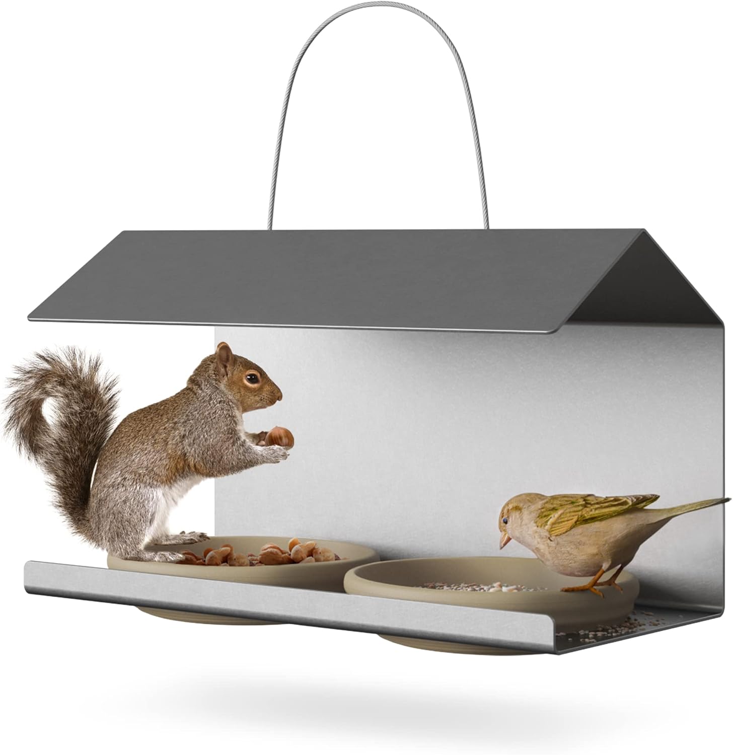 JoDaK Vogelhaus und EichhörnchenFutterstation hängend groß XXL mit 2