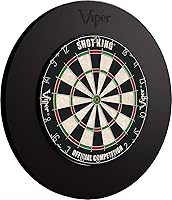 Vista 6 de Viper by GLD Products Guardian Dartboard Surround Sisal/Bristle - Protector de pared de diana con punta de acero