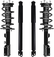 Vista 76 de Detroit Axle - Amortiguadores de puntales para Kia Optima 2011 2012 2013 [construido en Corea, con suspensión deportiva] Puntales delanteros