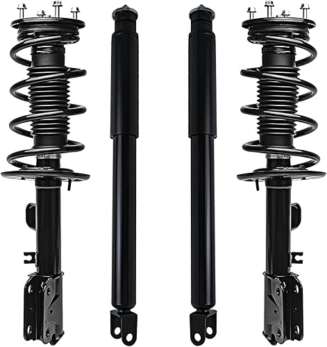 Miniatura 77 de Detroit Axle - Kit de amortiguadores de 4 puntales para Ford Escape 14-19, 2 puntales delanteros con resorte helicoidal 2 amortiguadores traseros