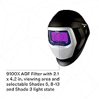 Vista 6 de 3M Speedglas Welding Helmet 9100 06-0100-20SW, with Auto Darkening Lens ADF 9100X