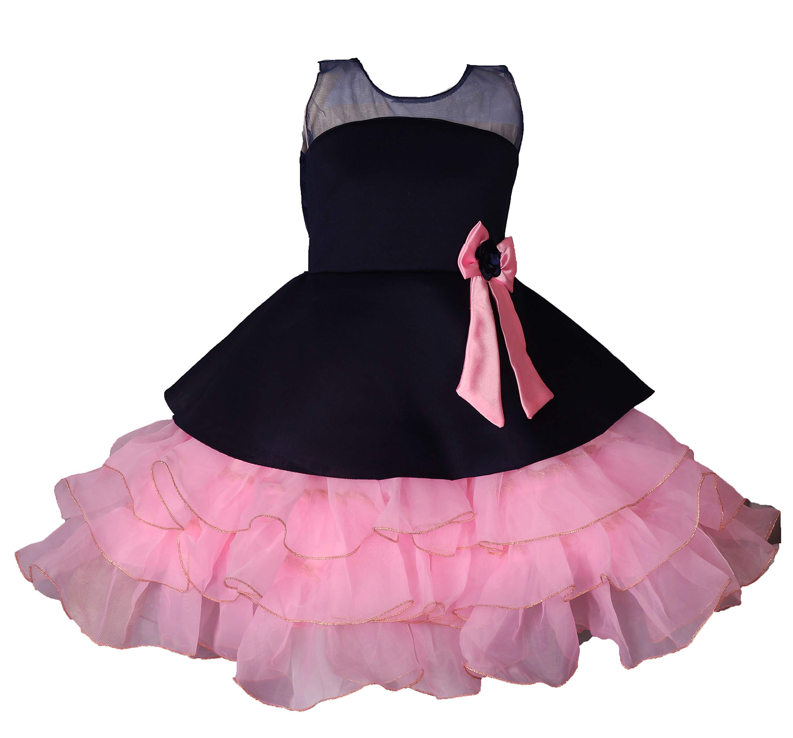 Girl's A-Line Knee Length Dress