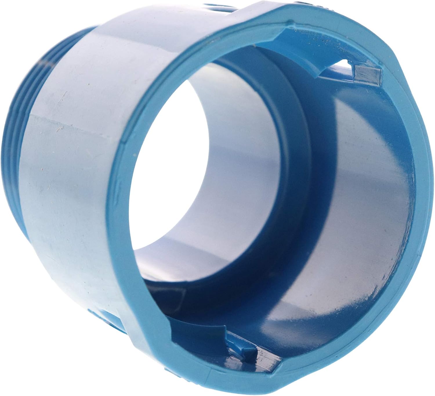 Carlon A243F ENT Non-Metallic 1-Piece Snap-In Threaded Adapter, 1-Inch, (50-Pack)