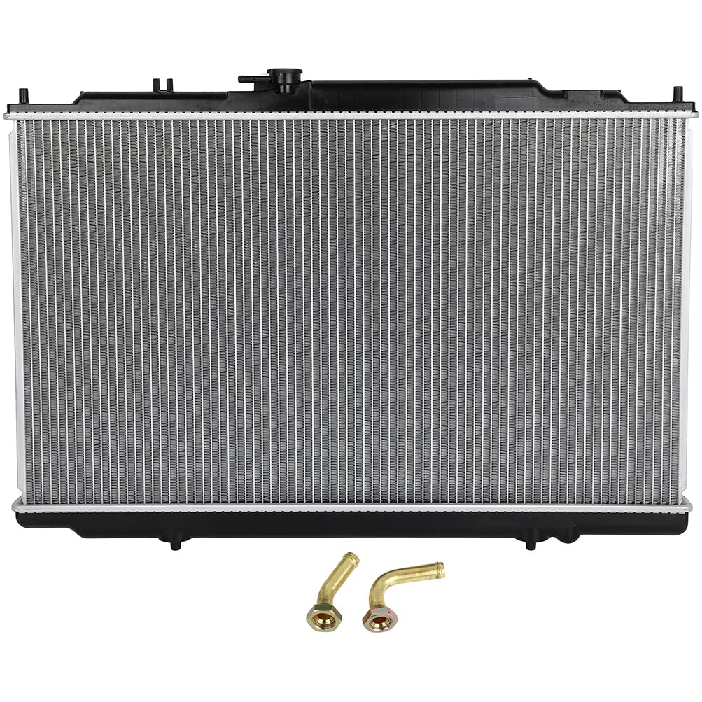 SCITOO Engine Cooling Radiator Assembly Compatible with Honda Odyssey 1999 2000 2001 2002 2003 2004, V6 3.5L Replaces# 2270