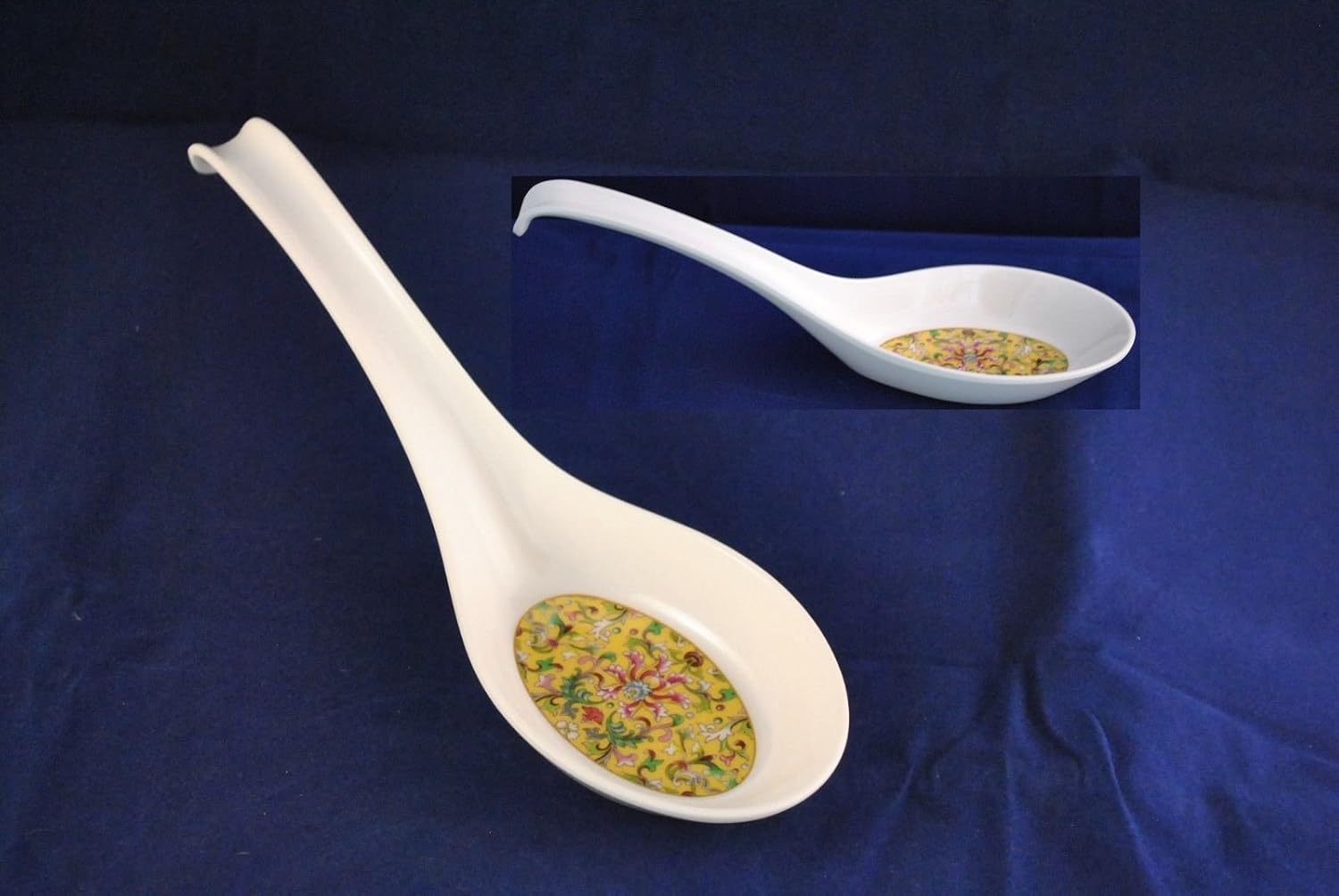 Lucky Star Chinese Style Melamine Plastic Spoon W/Hook End Serving Spoon, Dynasty, 8.5" Length (144, 8.5 inch)