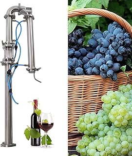 New Tubular Distillation Tower With Sight Glass Copper Mesh 2'' Domestic Brewing Equipment Moonshine Distiller (2''), Stai...
