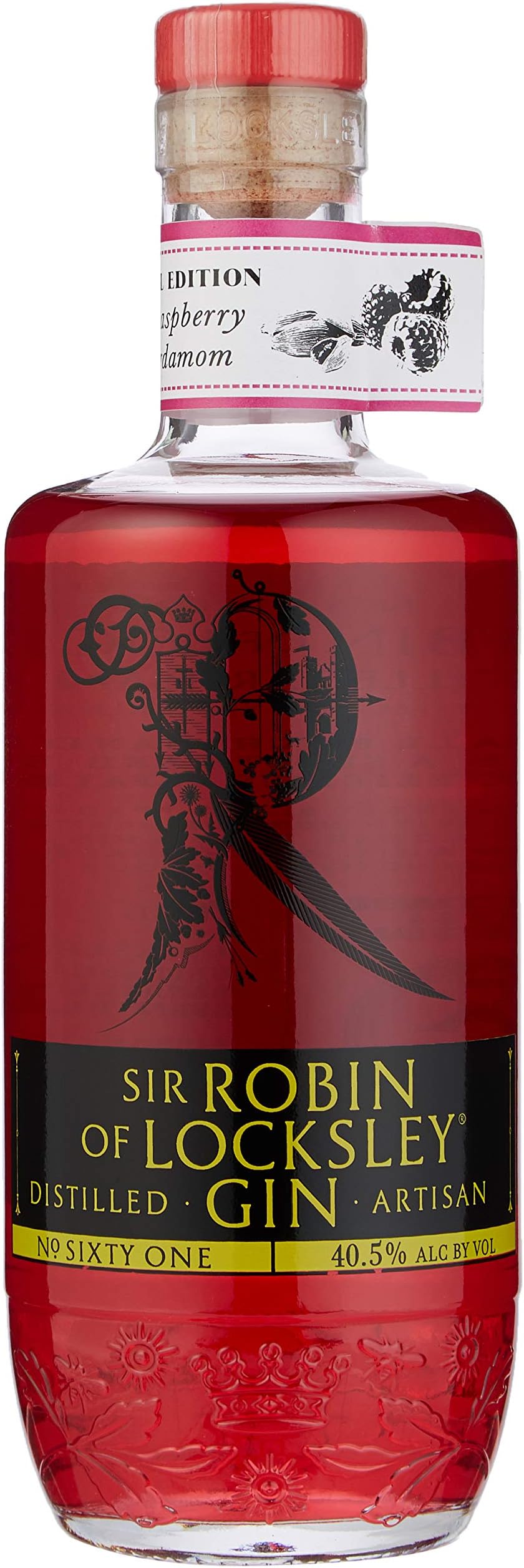 Locksley DistillingReal Raspberry and Cardamon Gin, 70 cl