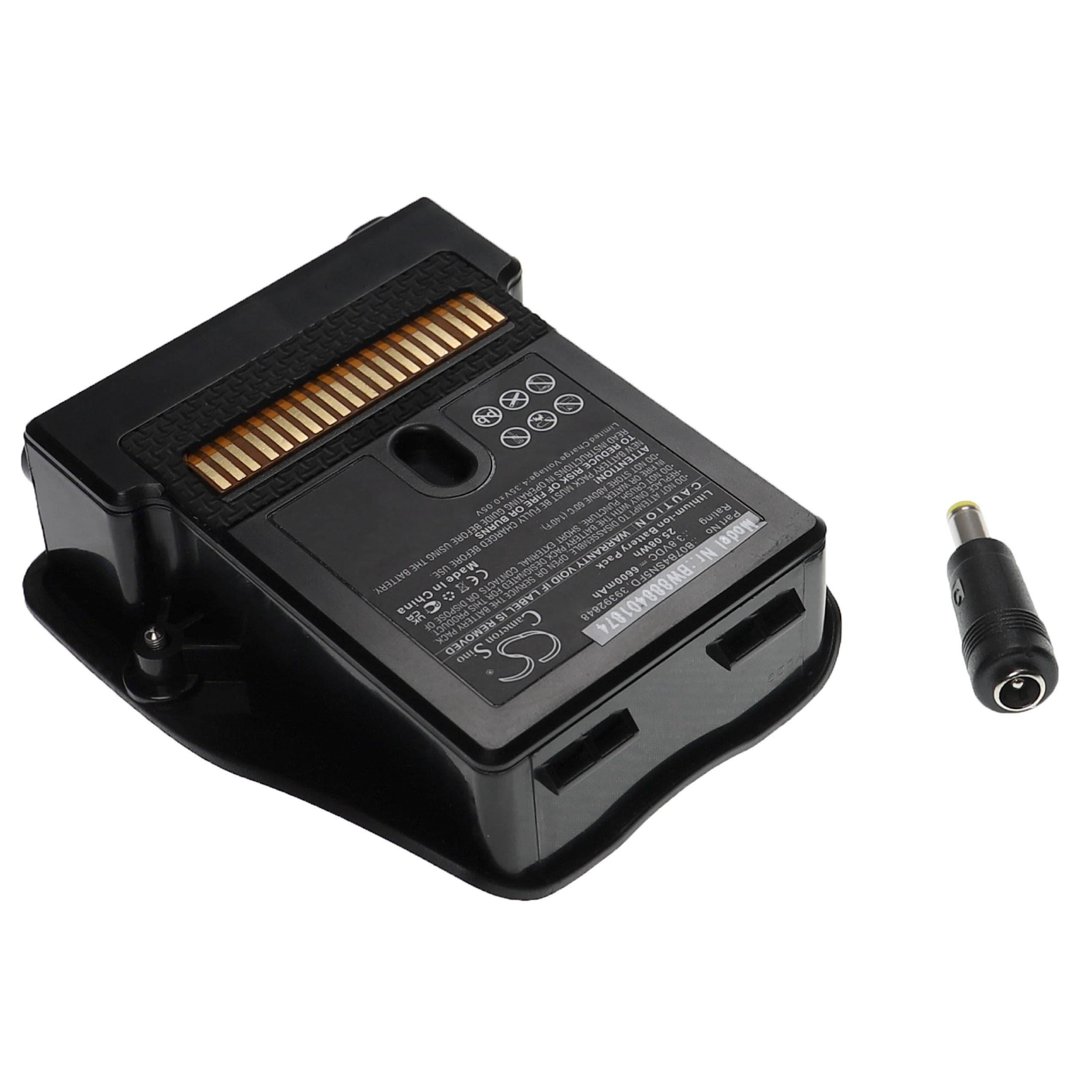 vhbw batteria compatibile con Trimble TSC2, TDS Ranger 300, TSC2 controller, 500 Data Collector dispositivo di misurazione (6600mAh, 3,8V, Li-Ion)