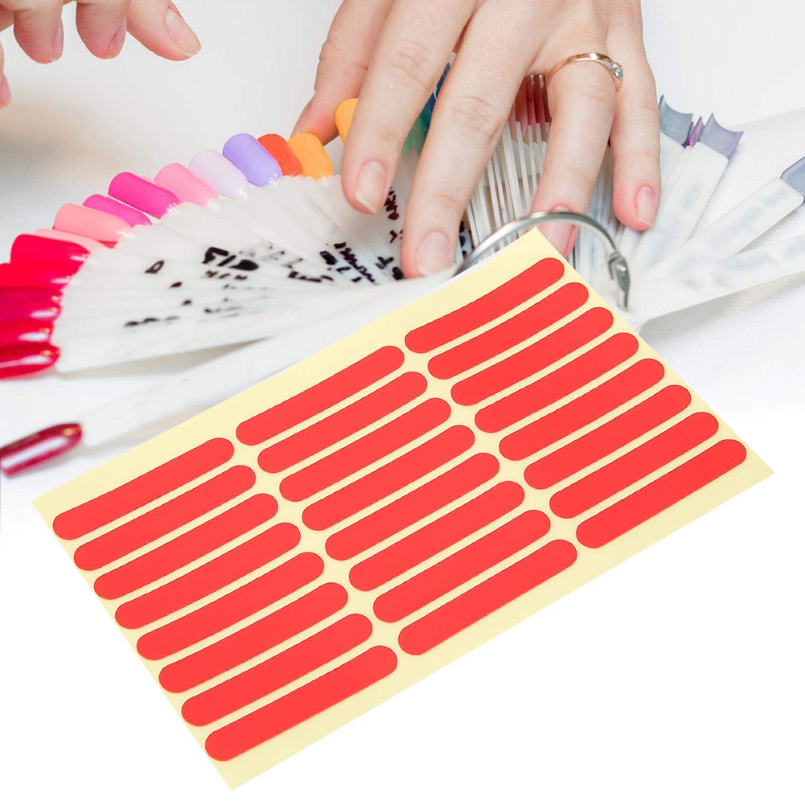 3pcs Nail Art Double-Sided Tape Nail Tip Display Double-Sided Adhesive Manicure Tool Fake Nails Display Stand for Nail Salon