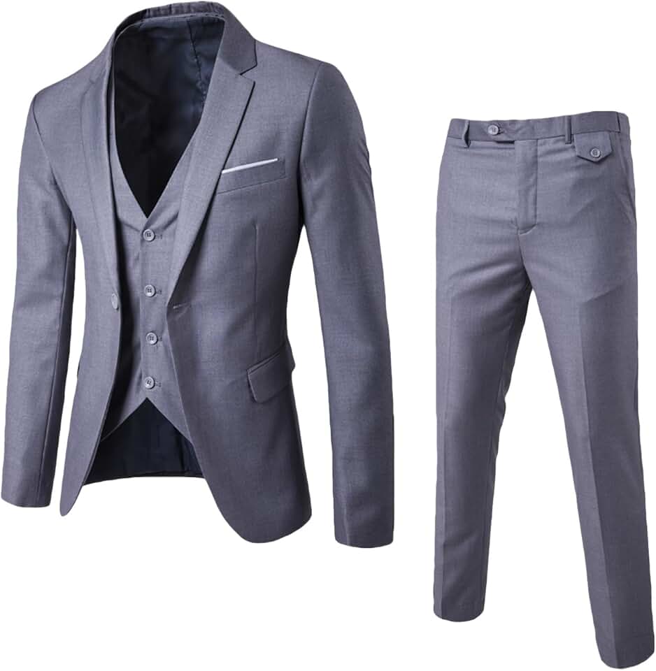 masculino blazer tux colete calça terno de 3 peças