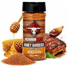 Gourmet Honey BBQ Rub & Seasoning Delicious Sweet & Smoky Flavor for Pork, Chicken, Ribs & Salmon | Premium BBQ Dry Rub | Runnin Wild Foods, 5.7 ounces