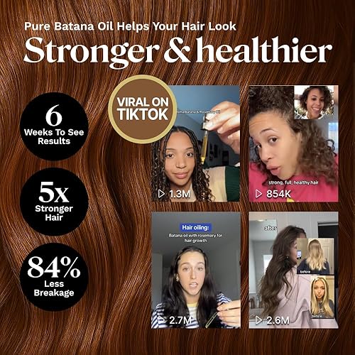 Miniatura 4 de Keyoma Aceite de batana para el crecimiento del cabello con romero nutre y desintoxica el cuero cabelludo para un cabello más grueso, más fuerte y